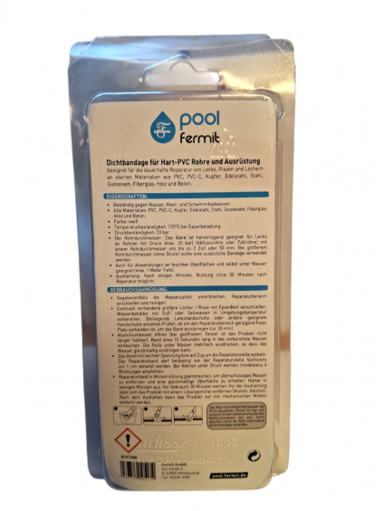 Fermit Dichtbandage für PVC-Rohre 5 cm × 1,5 m